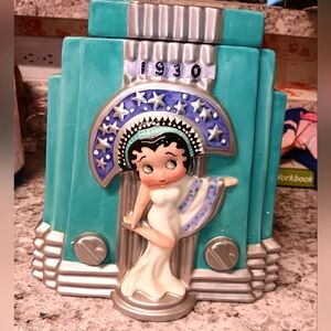 1998 Vandor Betty Boop Art Deco Cookie Jar